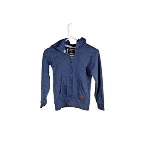 Quiksilver 1969 Youth Sweater Size 12 Gray Black “Mountains to the Shore”